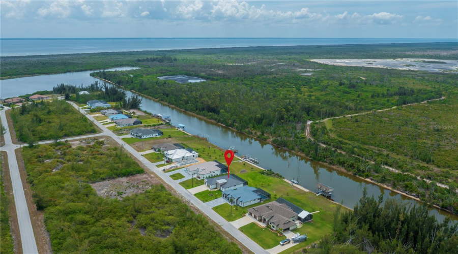 Highlighting Gulf Access.