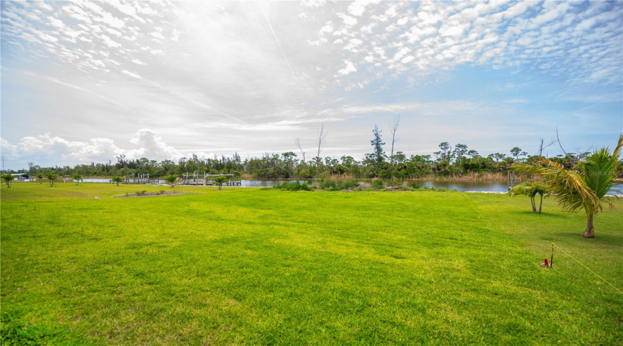 Oversized Backyard With Serene Water And Preserve Views.