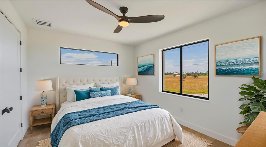 Virtually Staged Guest Bedroom 3 (2Nd Floor)