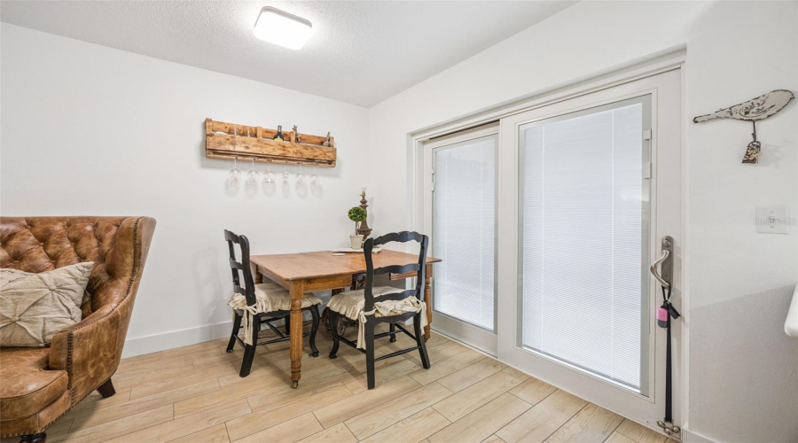 Dining Area &Amp; Exit To Patio
