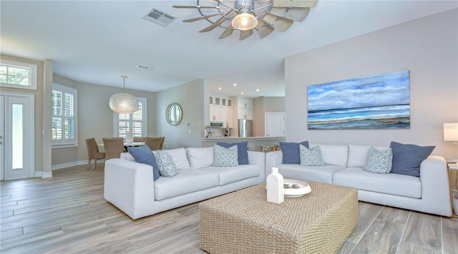 Spacious Open-Concept Living Area Filled With Natural Light.