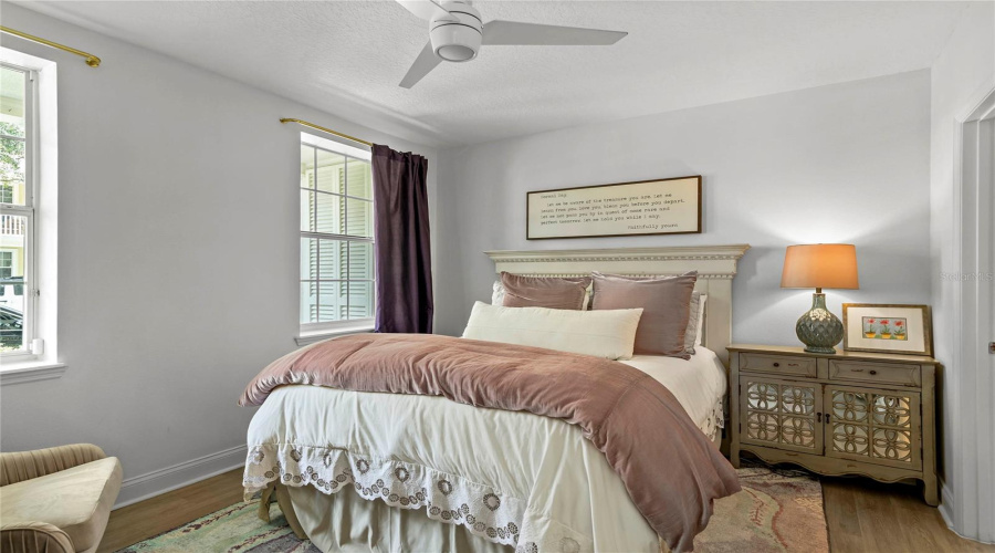 Downstairs Guest Bedroom With Full Bath