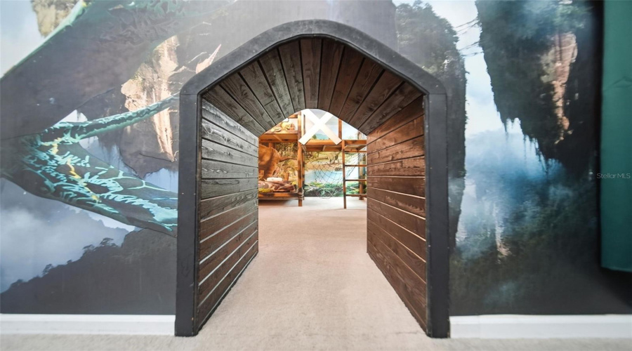 Crawl Space Between Jurassic Park &Amp; Avatar Room (Second Level)