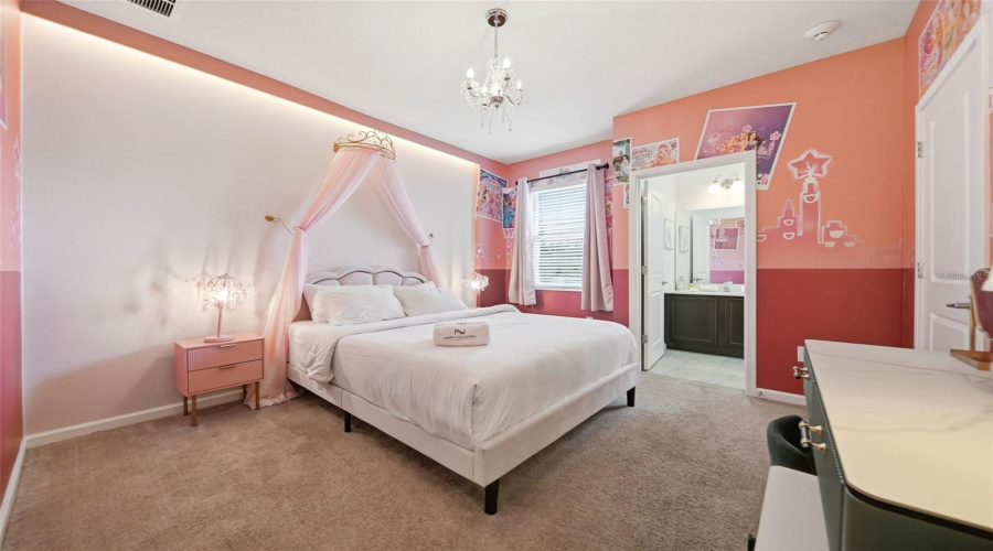 Bedroom 6 Princess Theme (Second Level)