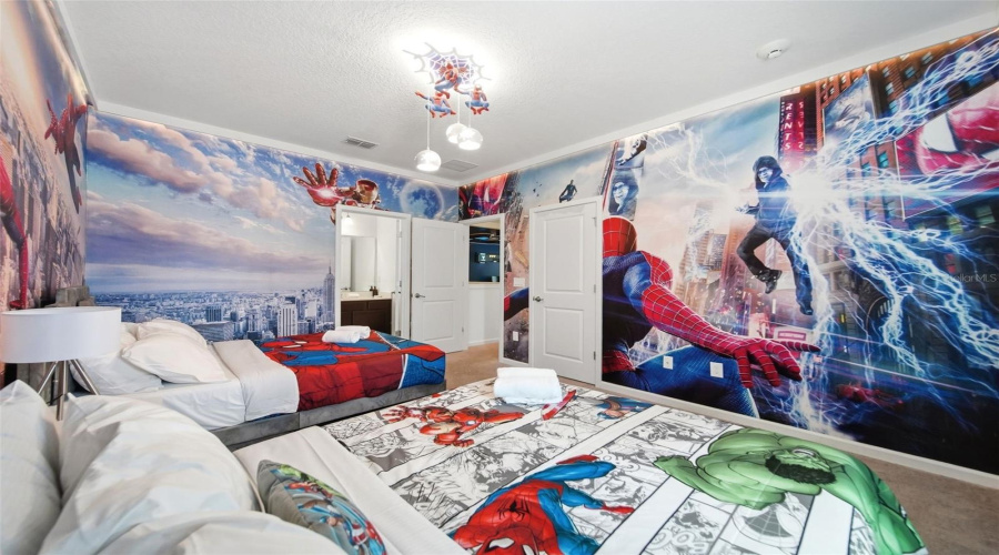 Bedroom 7 - Marvel Theme (Second Level)