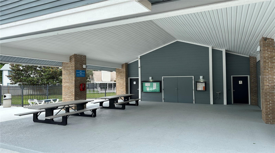 Community Pool Picnic Area