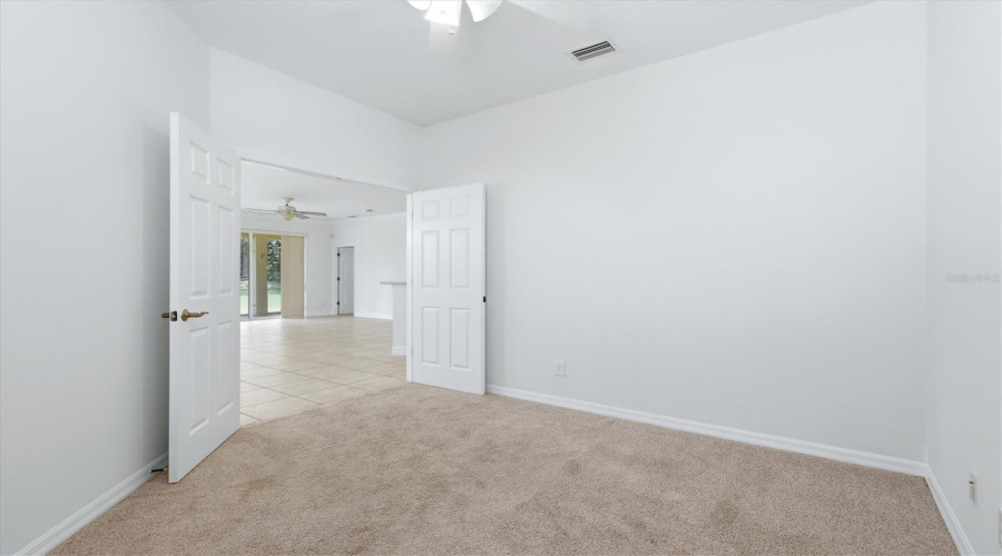 Flexible Den/Office Space With Double Doors