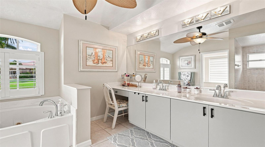 Spa Inspired Ensuite With Dual Vanities