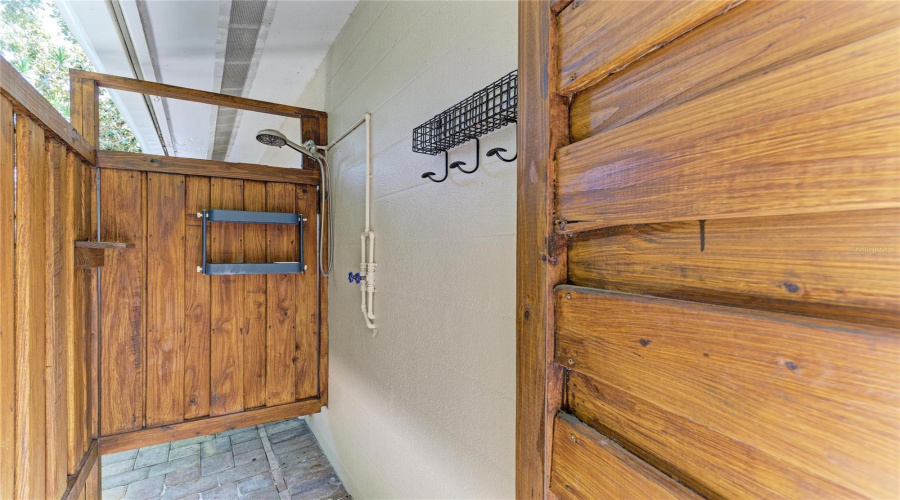 Outside Private Shower