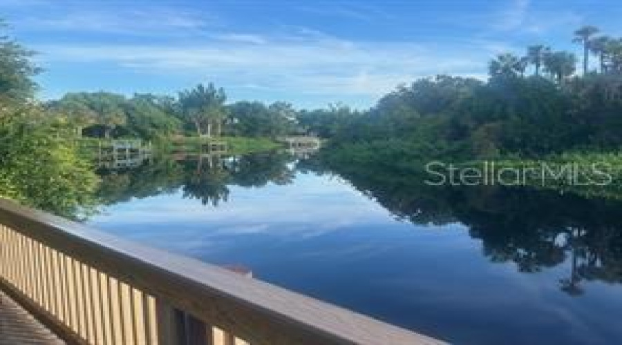 Fishing Pier On The Braden River