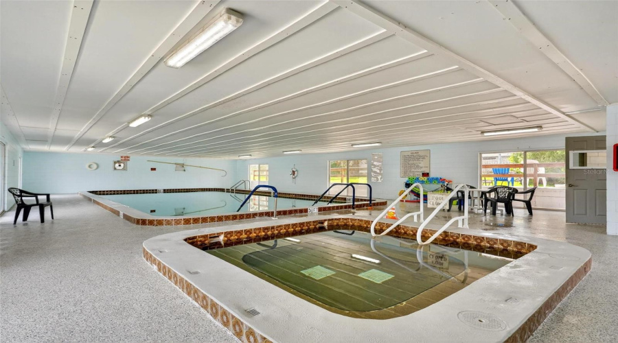 Indoor Community Pool And Hot Tub