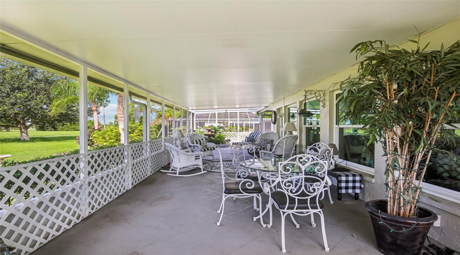 Screened In Back Porch