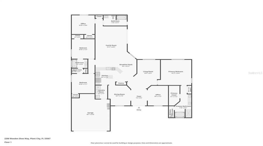 Plant City, Florida 33567, 4 Bedroom Bedrooms, ,3 Bathroombathrooms,Residential,For Sale,Wooden Shoe,0,Mfrtb8529534
