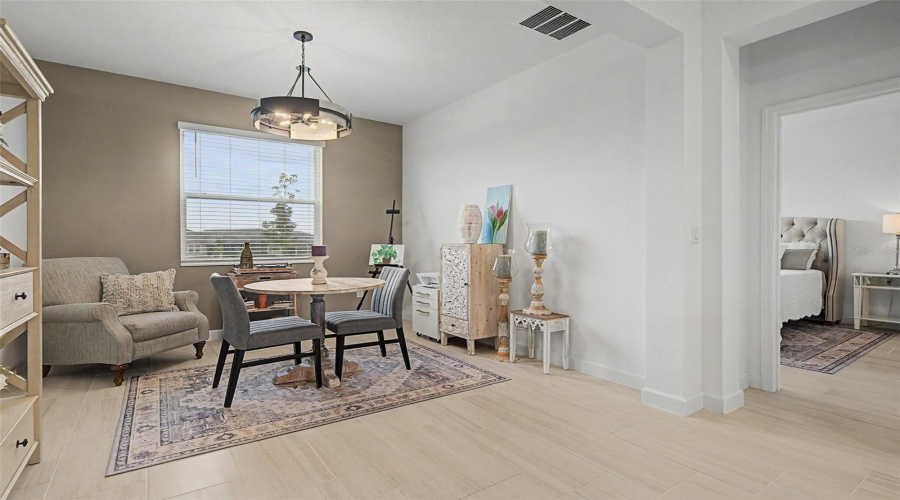 Flex Room Off Of The Kitchen