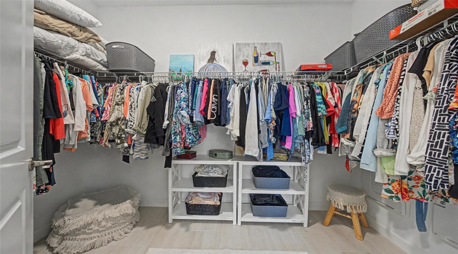Huge Primary Closet