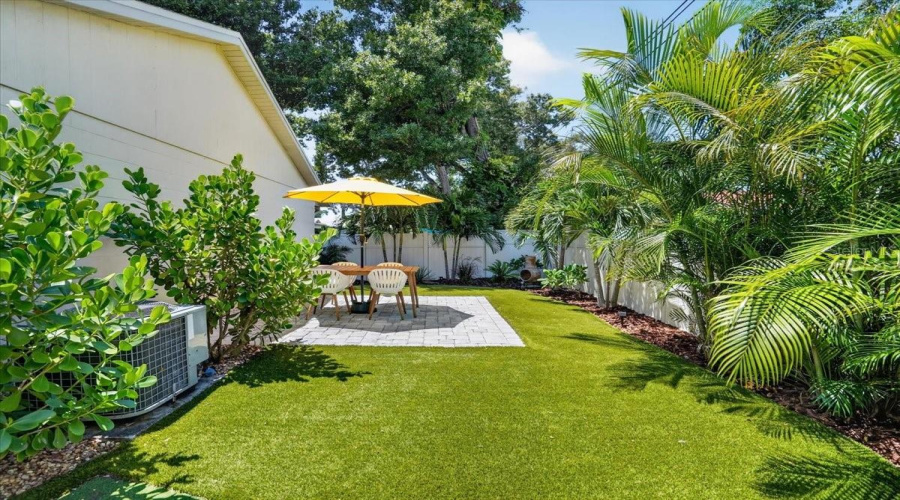 Paved Patio Area For Outdoor Dining!