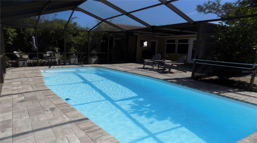 Fiberglass Pool Re-Surfaced In 2019.  New Pump &Amp; Filter In '24
