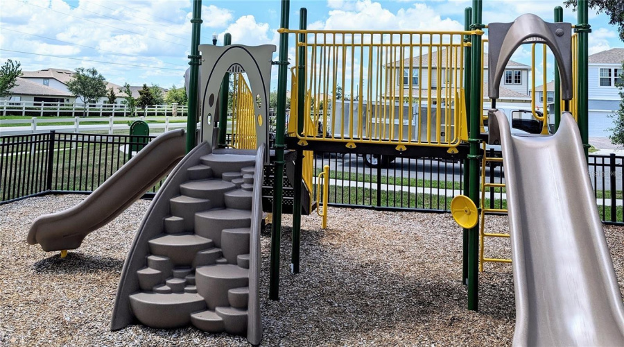 This Park Has A Screen For The Kids In The Summer