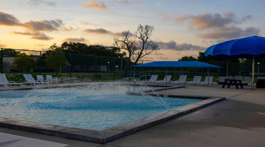 Wading Pool At Walter Fuller Park.