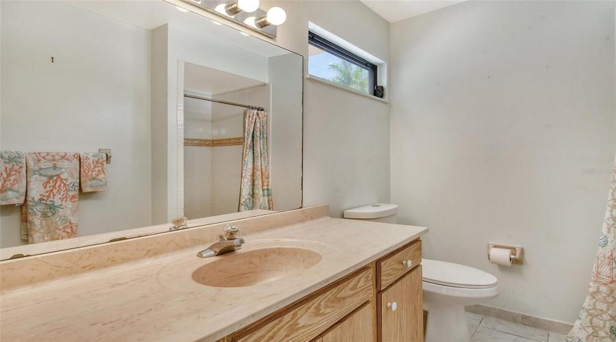 Guest Bathroom With Walk-In Shower