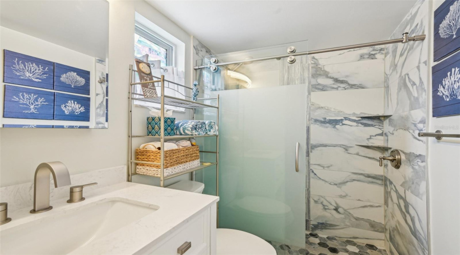 Bathroom With Updated Fixtures And Clean Finishes