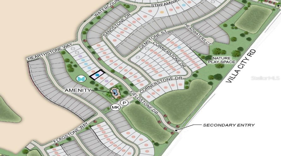 7417 Fieldstone Drive Site Map
