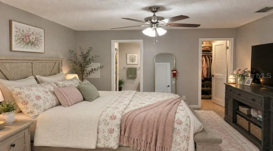 Master Bedroom Showing Ensuite Bathroom &Amp; Second Closet (Vs)