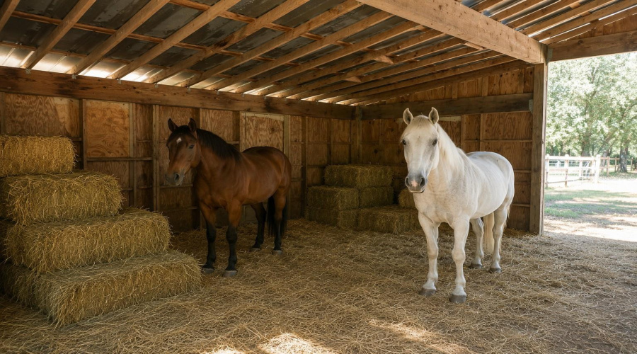 Barn W Horses (Vs)