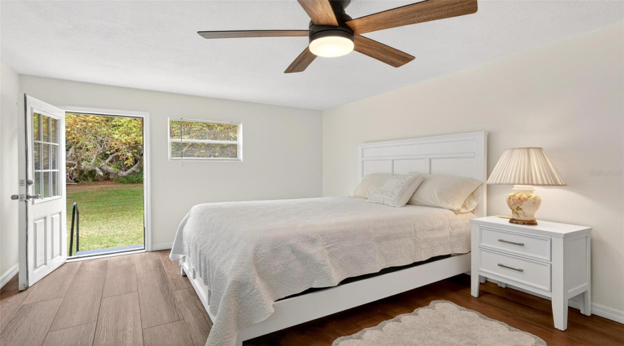 Master Bedroom Backyard Access