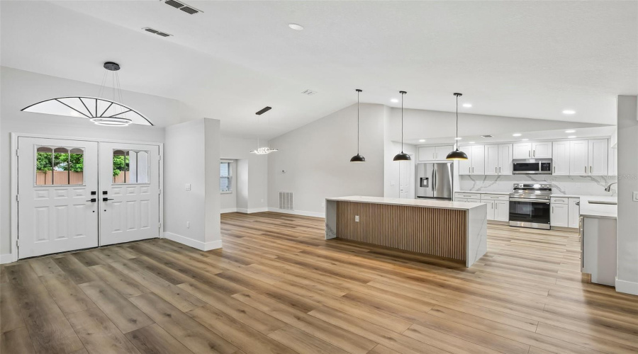 Entry Foyer &Amp; Open Concept Living