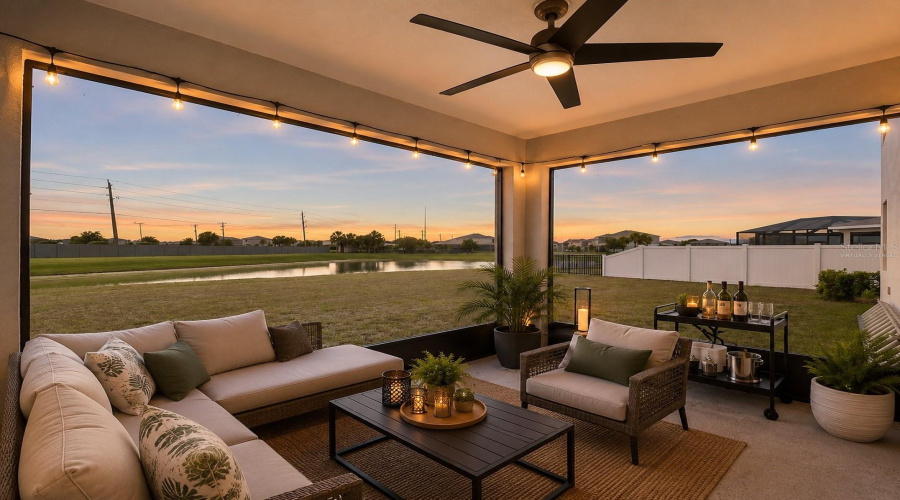 Back Patio- Virtually Staged