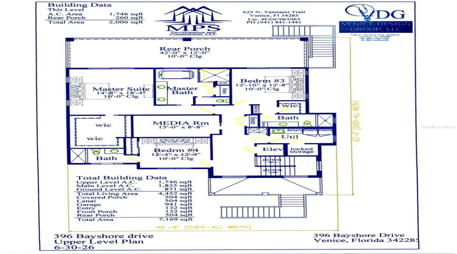Proposed Third Level Floor Plan