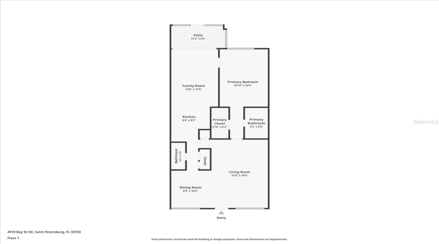 St Petersburg, Florida 33703, 1 Bedroom Bedrooms, ,1 Bathroombathrooms,Residential,For Sale,Bay,0,Mfrtb8449285
