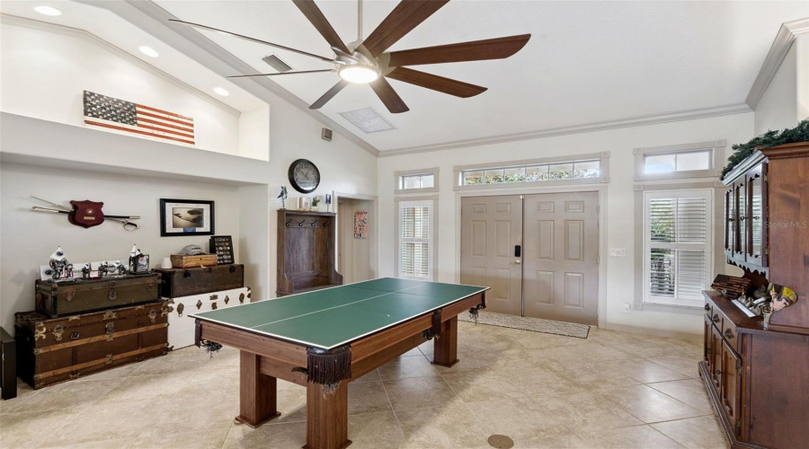 Foyer / Game Room. Open To The Family Room.