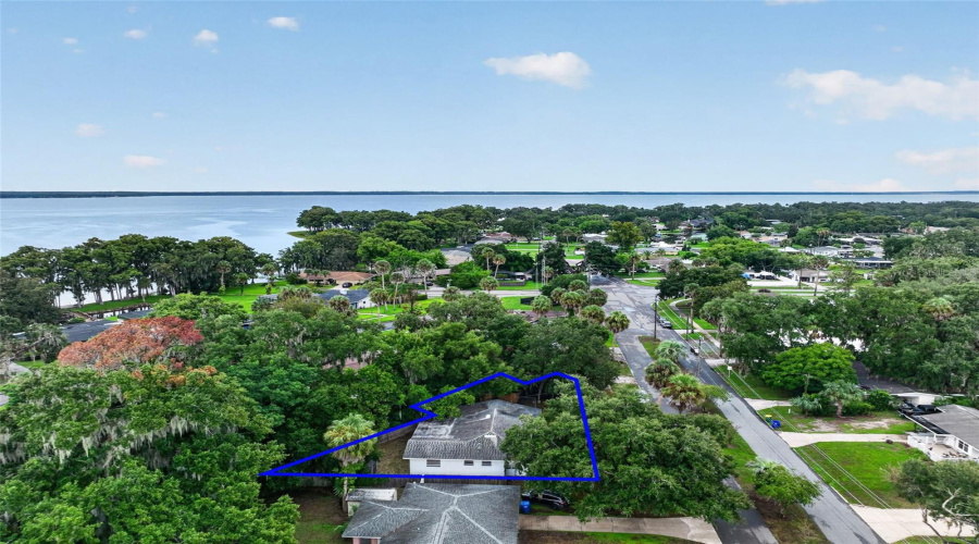 Aerial View Showing The Property Location Within This Established Neighborhood