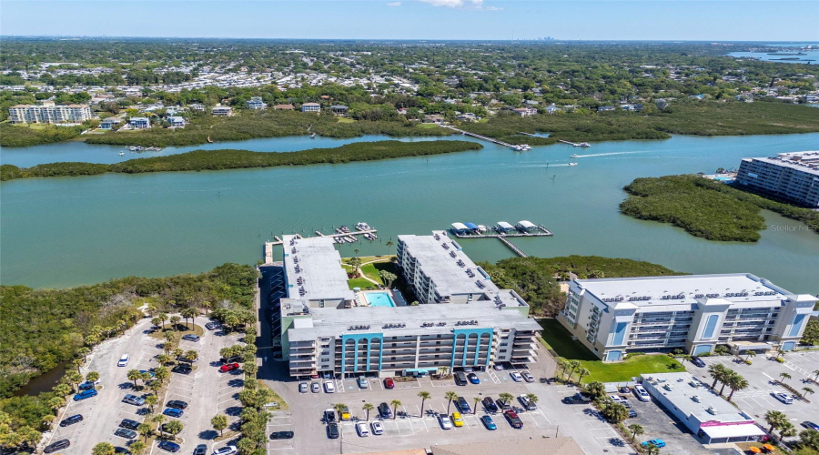 To The Left Is Tiki Gardens County Park For Beach Parking