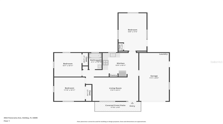 Holiday, Florida 34690, 3 Bedroom Bedrooms, ,1 Bathroombathrooms,Residential,For Sale,Panorama,0,Mfro6418958