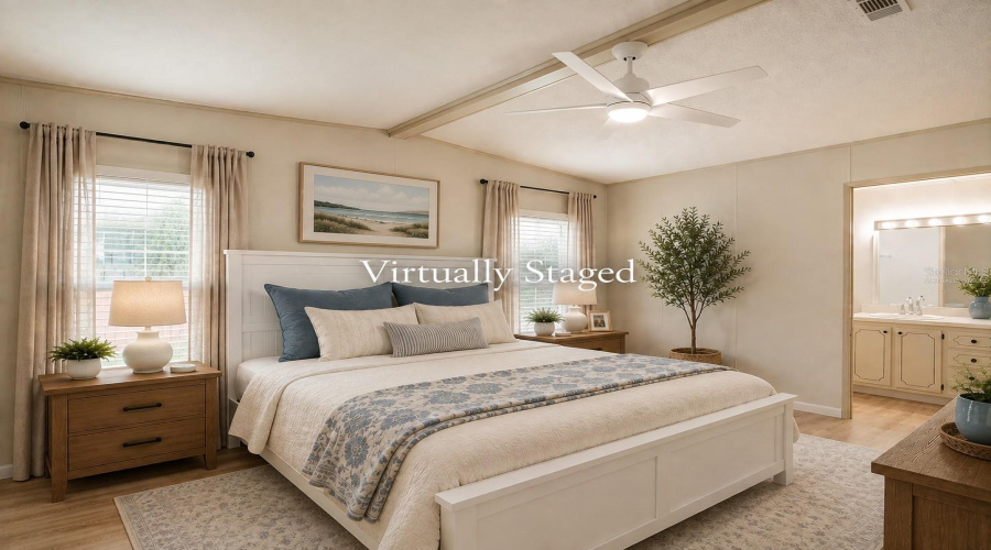 Virtually Staged Owners Suite