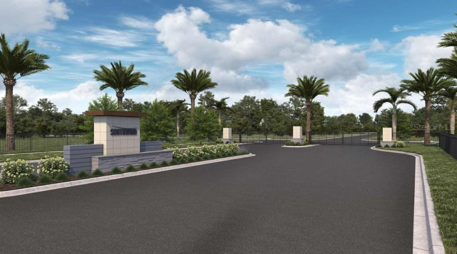 Community Entrance Rendering