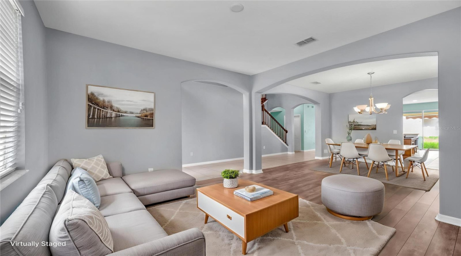 The Living And Dining Rooms Just Inside The Front Door Provide The Perfect Space For Entertaining