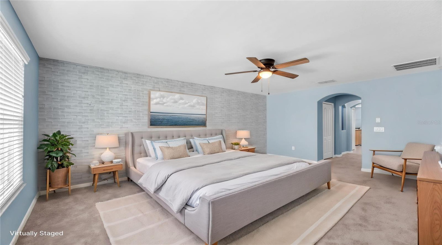 Spacious Owner'S Retreat Features Dual Walk-In Closets And A Luxurious Ensuite Bath