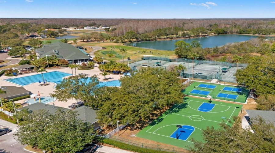 Tennis, Pickle Ball, Basketball And Volleyball Courts.