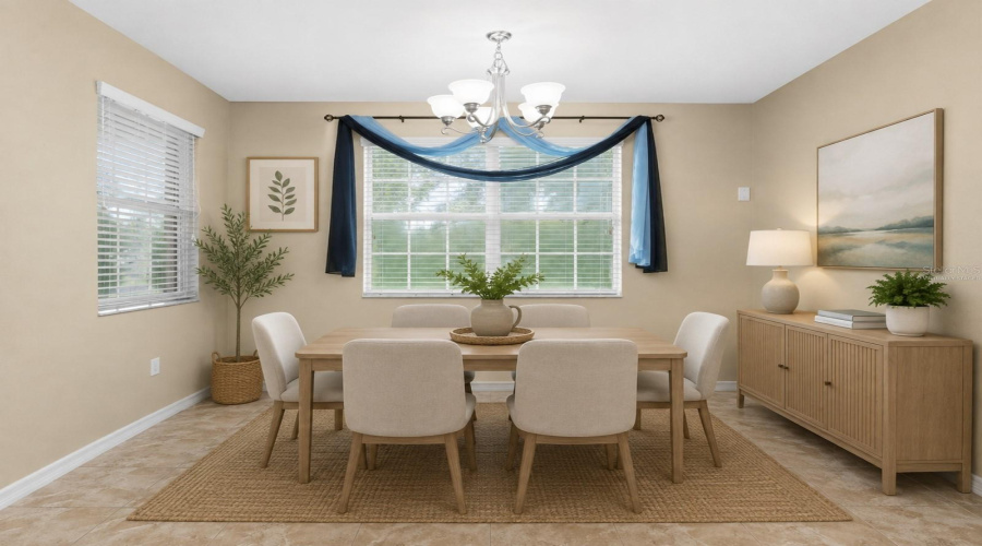 Virtually Staged-Dinette