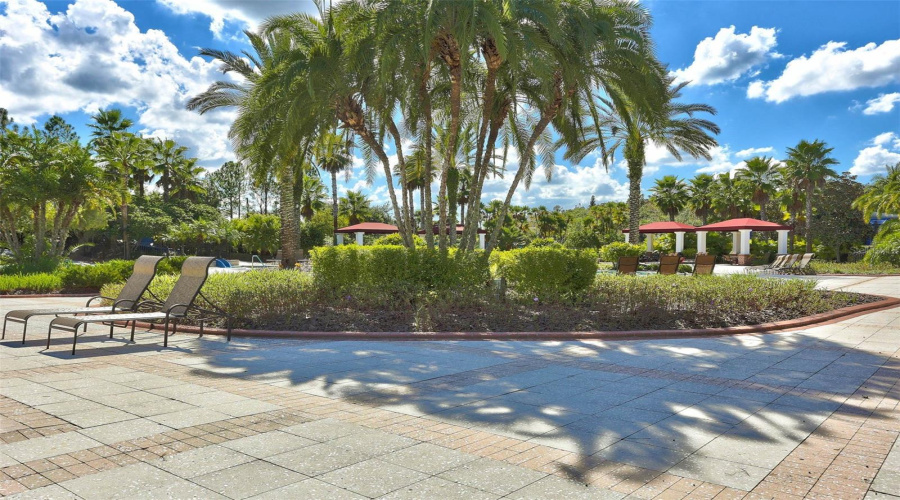 Lagoon Pool Entrance/Cabanas
