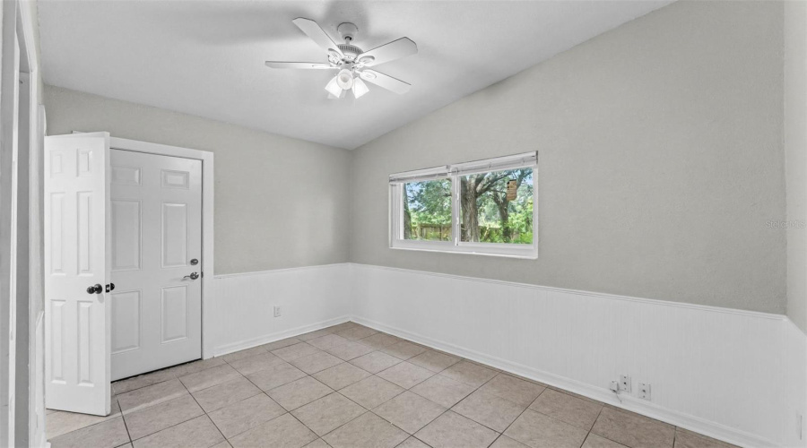 Primary Bedroom, Closed Door Leads To The Carport In The Backyard