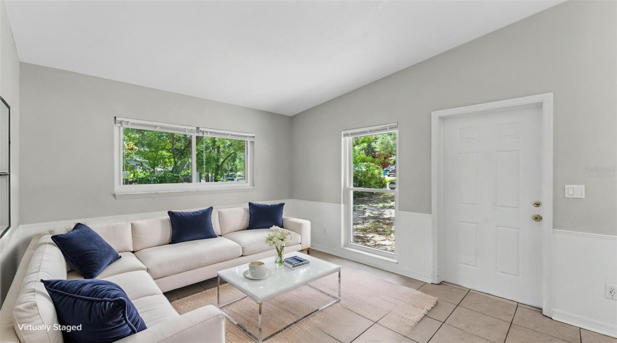 Family Room, Virtually Staged