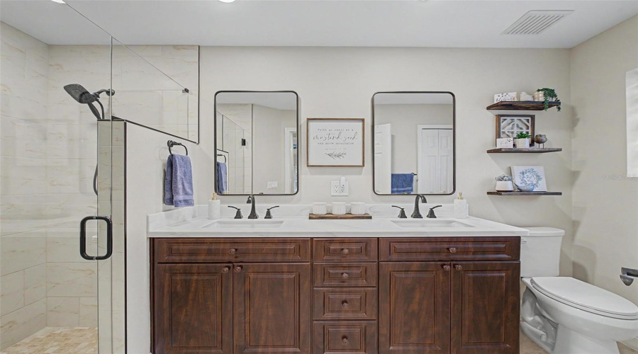 Remodeled Primary Bathroom