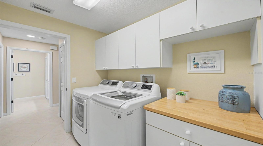 Laundry Room With Folding Area