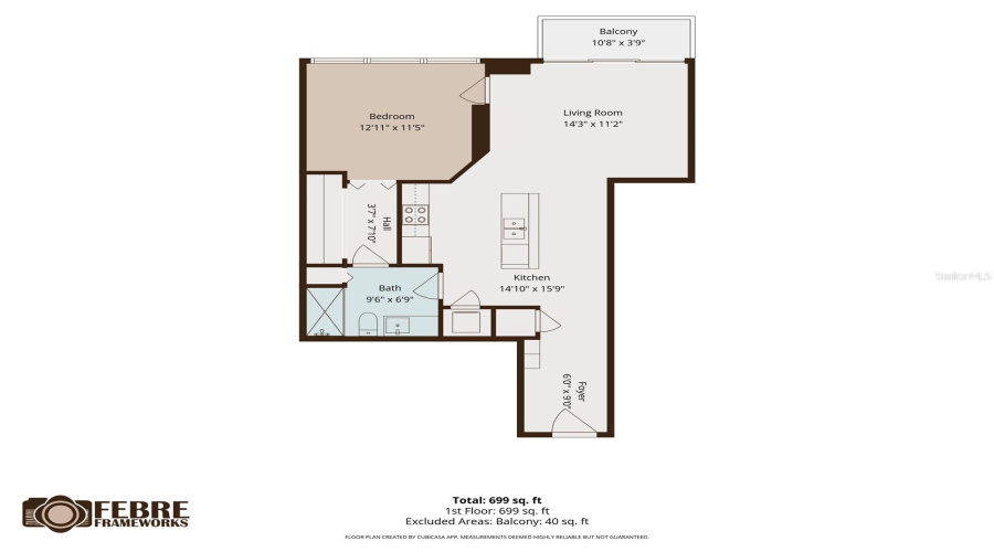 Tampa, Florida 33602, 1 Bedroom Bedrooms, ,1 Bathroombathrooms,Residential,For Sale,Ashley,0,Mfrtb8531914
