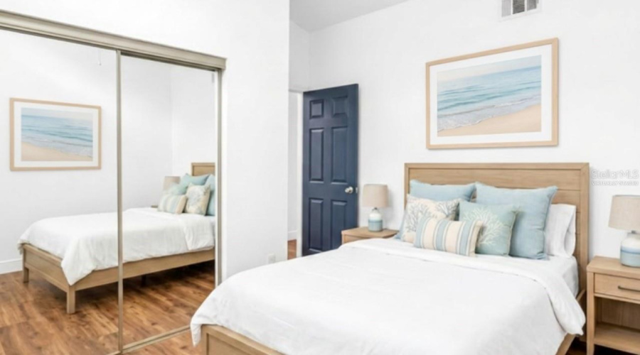 Virtually Staged Primary Bedroom